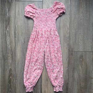 SweetHoney Pink Smocked Romper